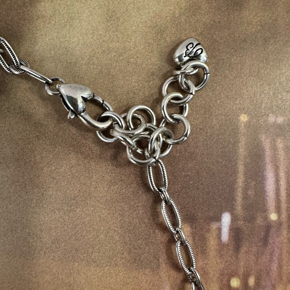 BRIGHTON Bundle long necklace and bracelet silver tone - Picture 3 of 7